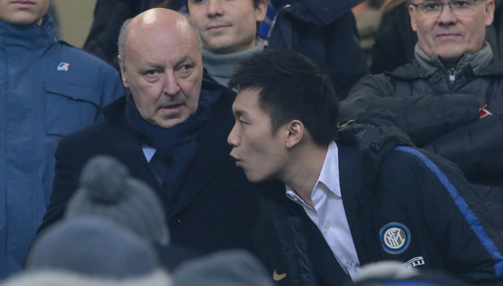 Marotta a san siro con zhang