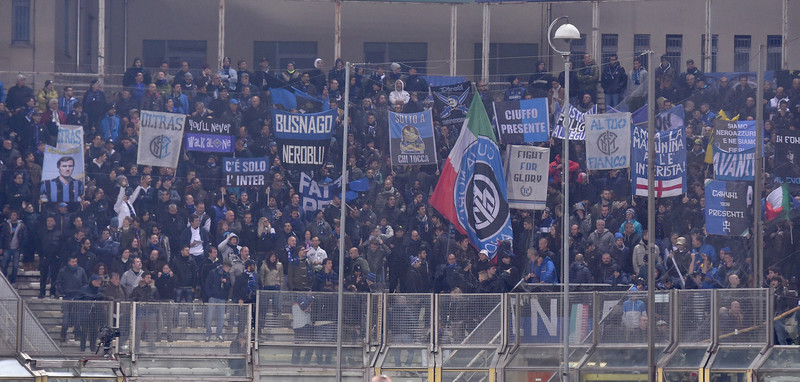 tifosi interisti al tardini di parma